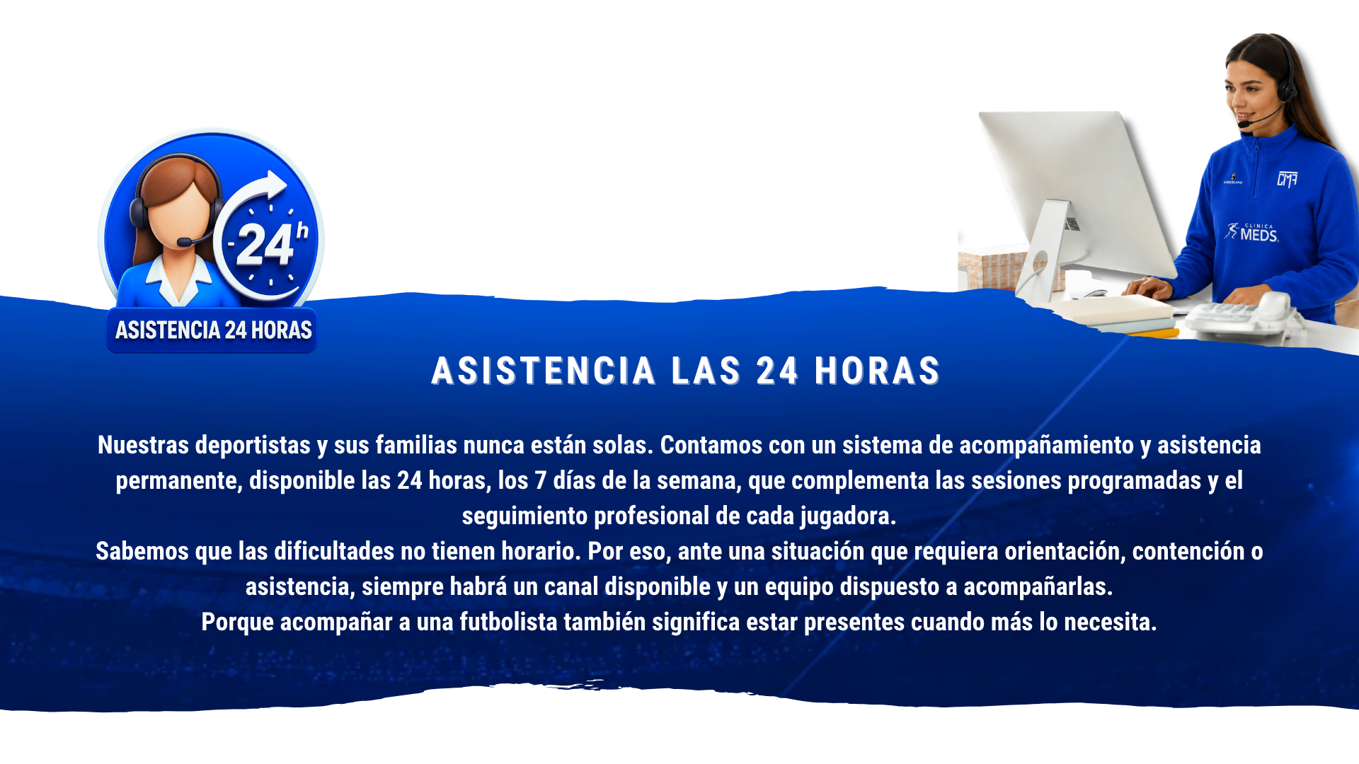 ASIS 360°: asistencia las 24 horas, los 7 días de la semana para deportistas y sus familias