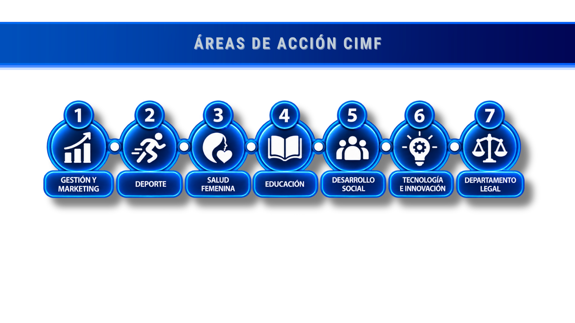 Las siete áreas de acción de CIMF